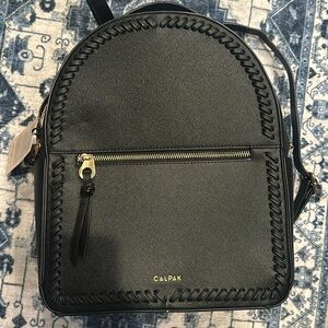 Calpak Kaya Faux Leather Round Backpack NWT